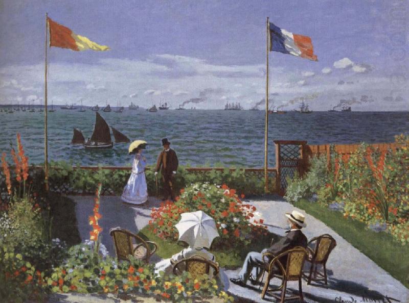 Claude Monet Terrace at Saint-Adresse china oil painting image
